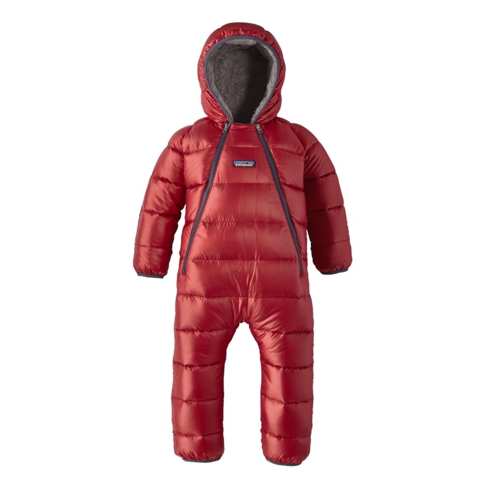 Red Hooded Puffer Snowsuit